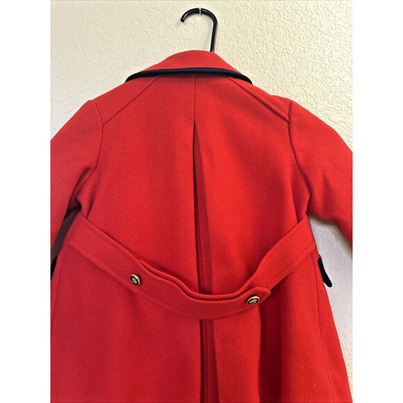 Vintage ROTHSCHILD Girls Wool Velvet Red/Blue Trim Coat & Snow Pants Leggings - Picture 10 of 16